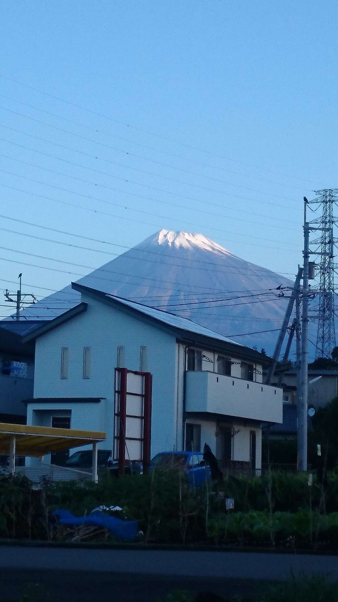 富士山 初冠雪